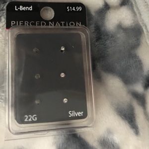 Three clear rings, three diamond rings